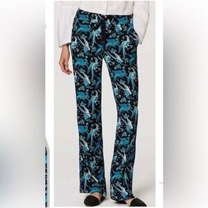 𝅺loft fluid drawstring peacock pants